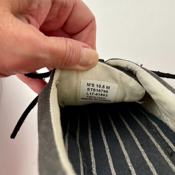 Men's Sperry Top-Sider Striper II Salt Washed Canvas Sneaker, Size 10.5 - Picture 8 of 8